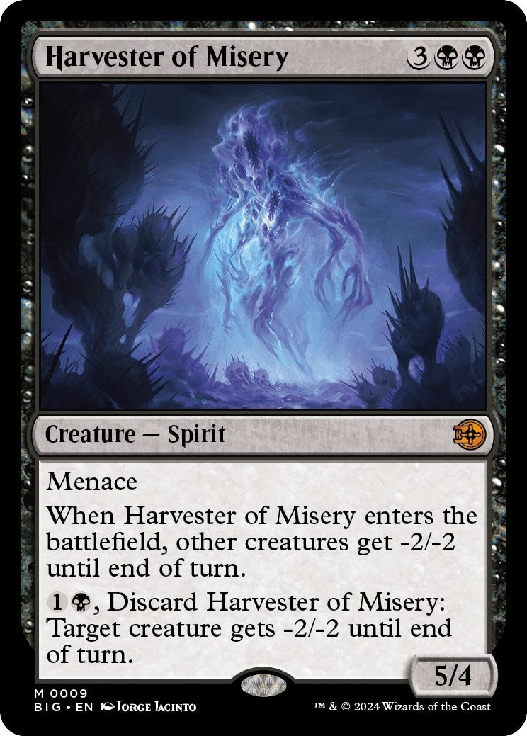 Image for Harvester of Misery (9) [Outlaws of Thunder Junction: The Big Score] - Magic: The Gathering