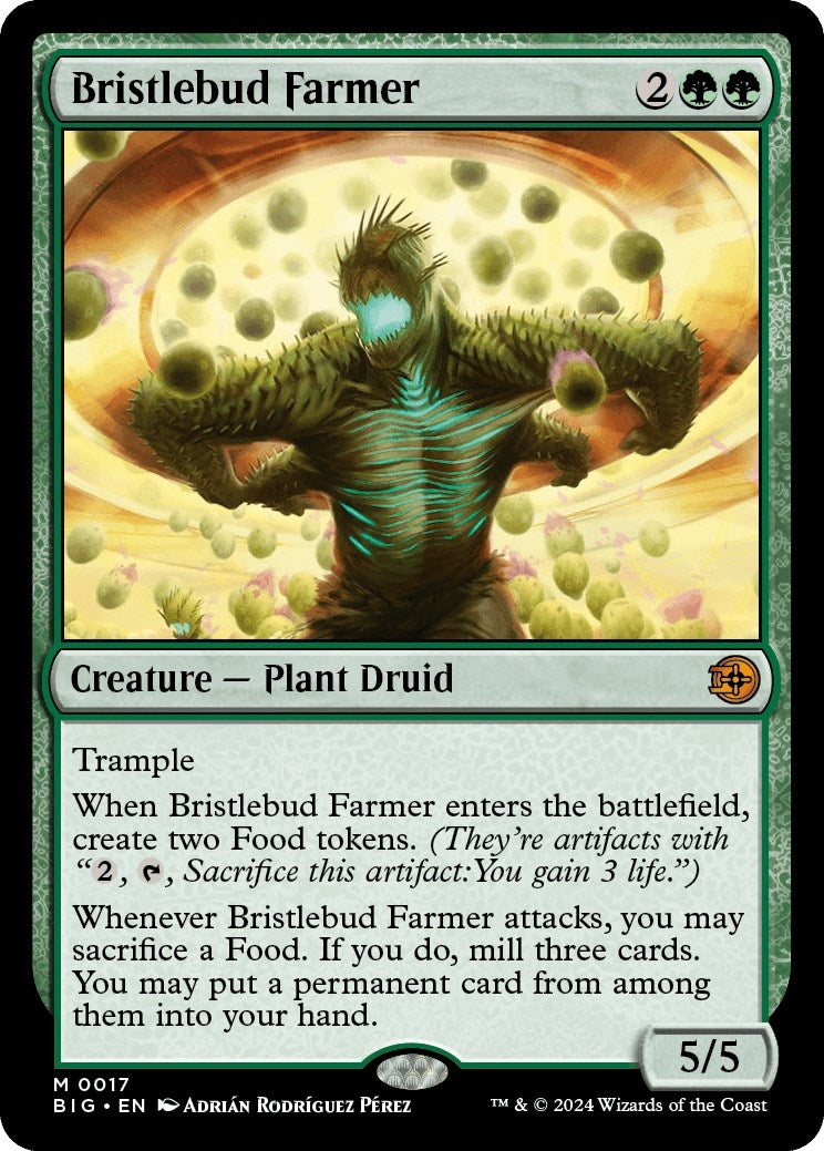 Image for Bristlebud Farmer (17) [Outlaws of Thunder Junction: The Big Score] - Magic: The Gathering
