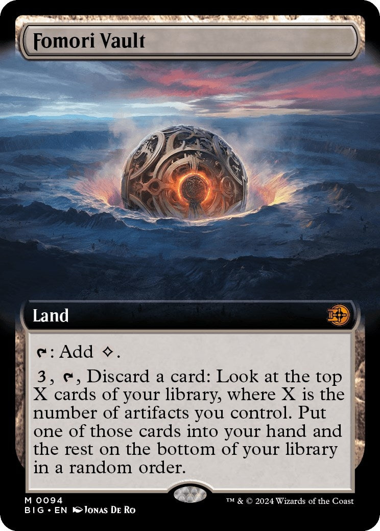 Image for Fomori Vault (Extended Art) (94) [Outlaws of Thunder Junction: The Big Score] - Magic: The Gathering