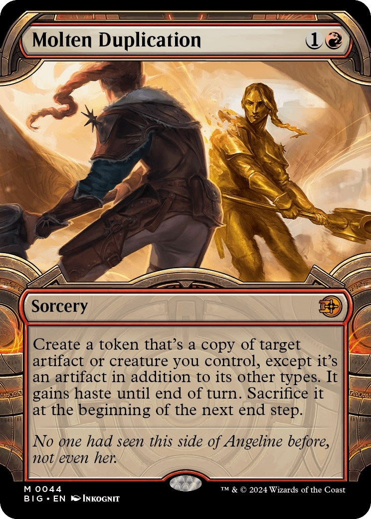 Image for Molten Duplication (Showcase) (44) [Outlaws of Thunder Junction: The Big Score] - Magic: The Gathering