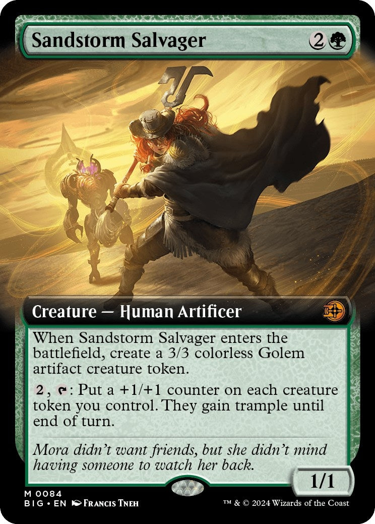 Image for Sandstorm Salvager (Extended Art) (84) [Outlaws of Thunder Junction: The Big Score] - Magic: The Gathering