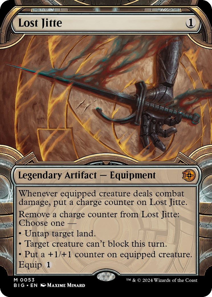 Image for Lost Jitte (Showcase) (53) [Outlaws of Thunder Junction: The Big Score] - Magic: The Gathering