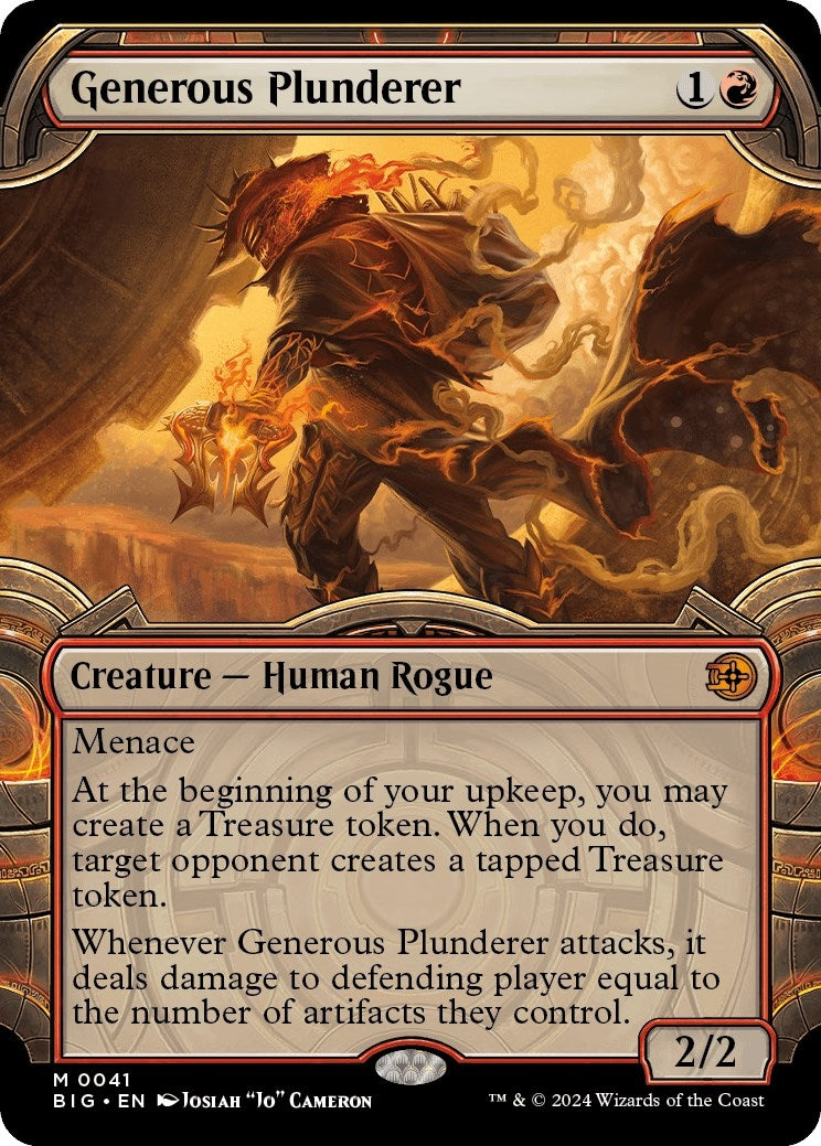 Image for Generous Plunderer (Showcase) (41) [Outlaws of Thunder Junction: The Big Score] - Magic: The Gathering