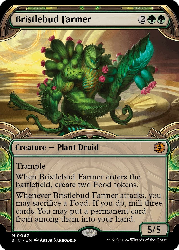 Image for Bristlebud Farmer (Showcase) (47) [Outlaws of Thunder Junction: The Big Score] - Magic: The Gathering