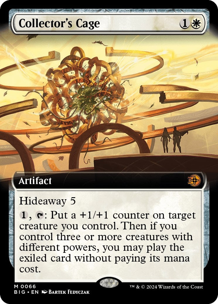 Image for Collector's Cage (Extended Art) (66) [Outlaws of Thunder Junction: The Big Score] - Magic: The Gathering