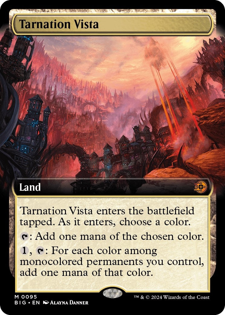 Image for Tarnation Vista (Extended Art) (95) [Outlaws of Thunder Junction: The Big Score] - Magic: The Gathering