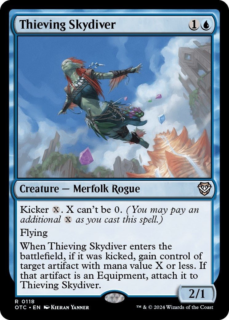 Image for Thieving Skydiver (118) [Outlaws of Thunder Junction] - Magic: The Gathering