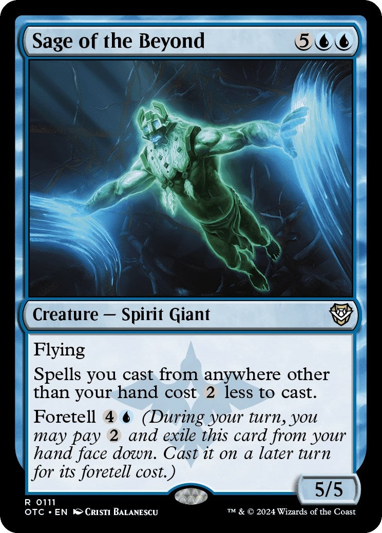 Image for Sage of the Beyond (111) [Outlaws of Thunder Junction] - Magic: The Gathering