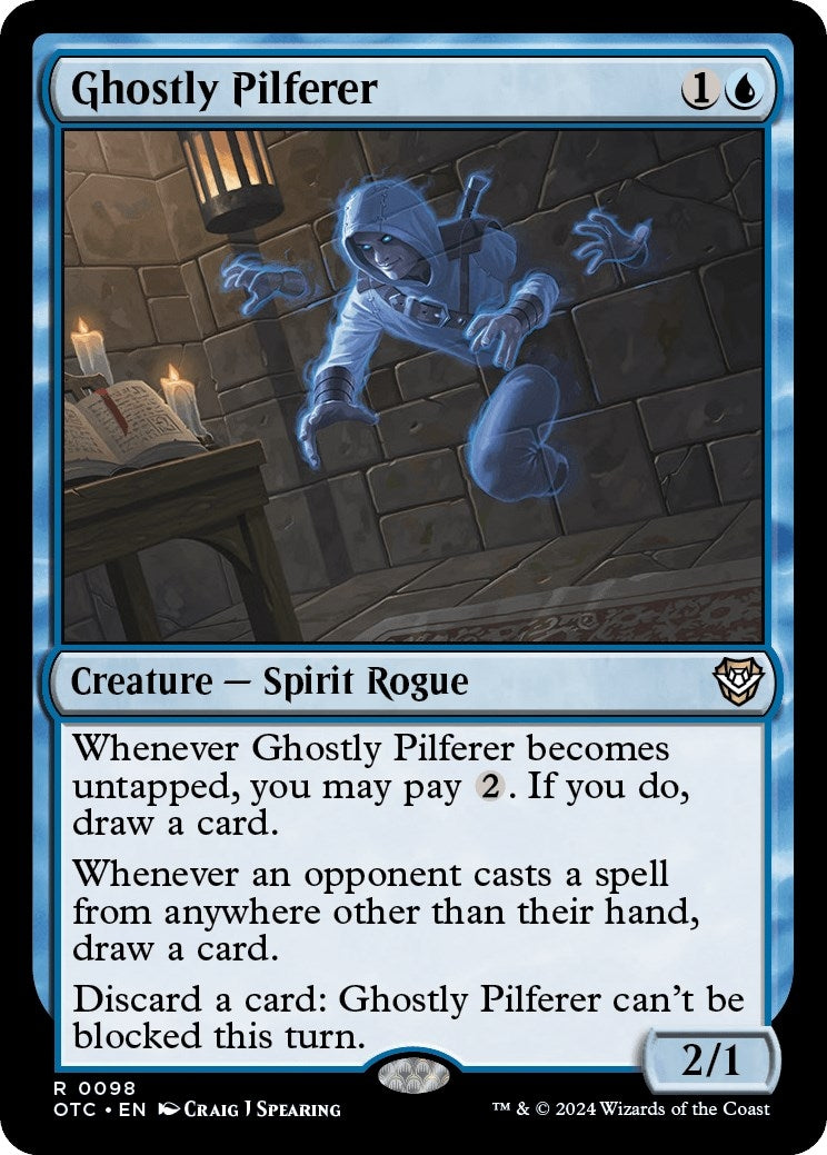 Image for Ghostly Pilferer (98) [Outlaws of Thunder Junction] - Magic: The Gathering