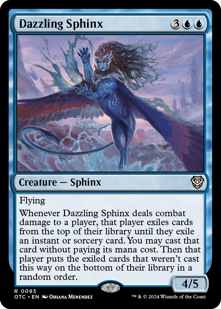 Image for Dazzling Sphinx (93) [Outlaws of Thunder Junction] - Magic: The Gathering