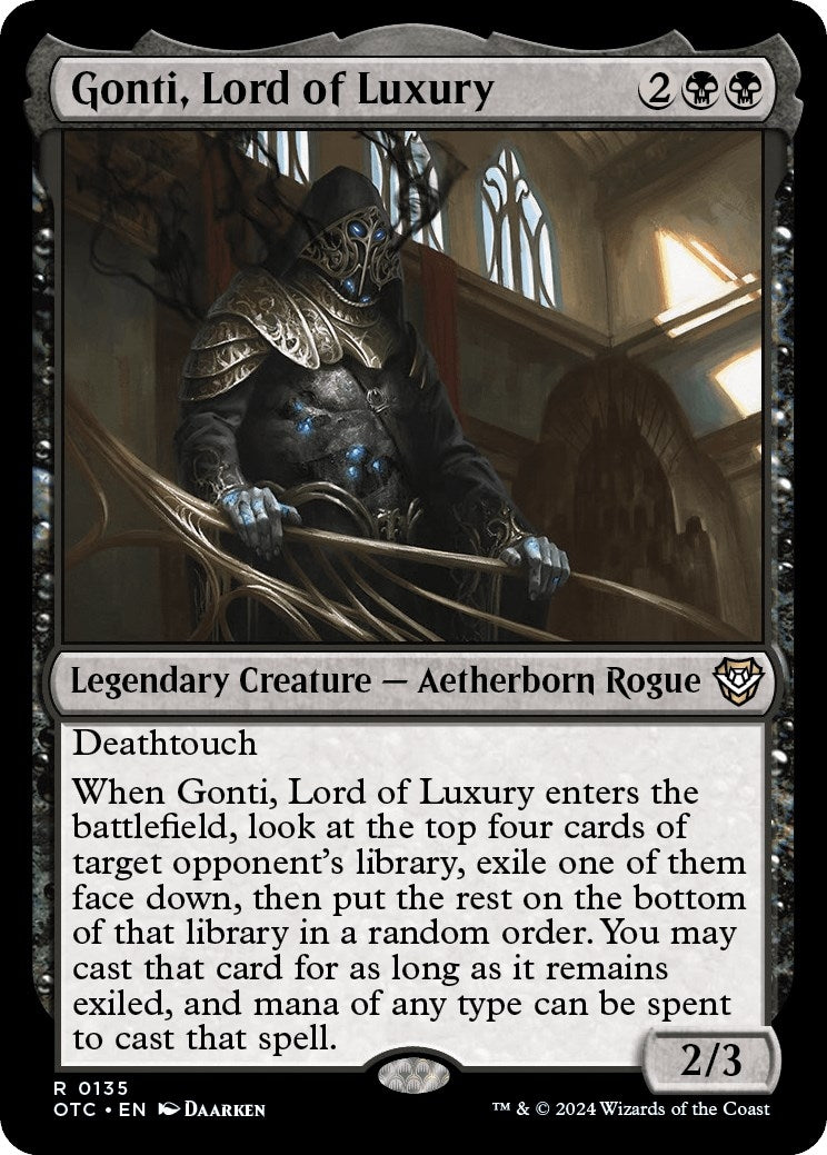 Image for Gonti, Lord of Luxury (135) [Outlaws of Thunder Junction] - Magic: The Gathering