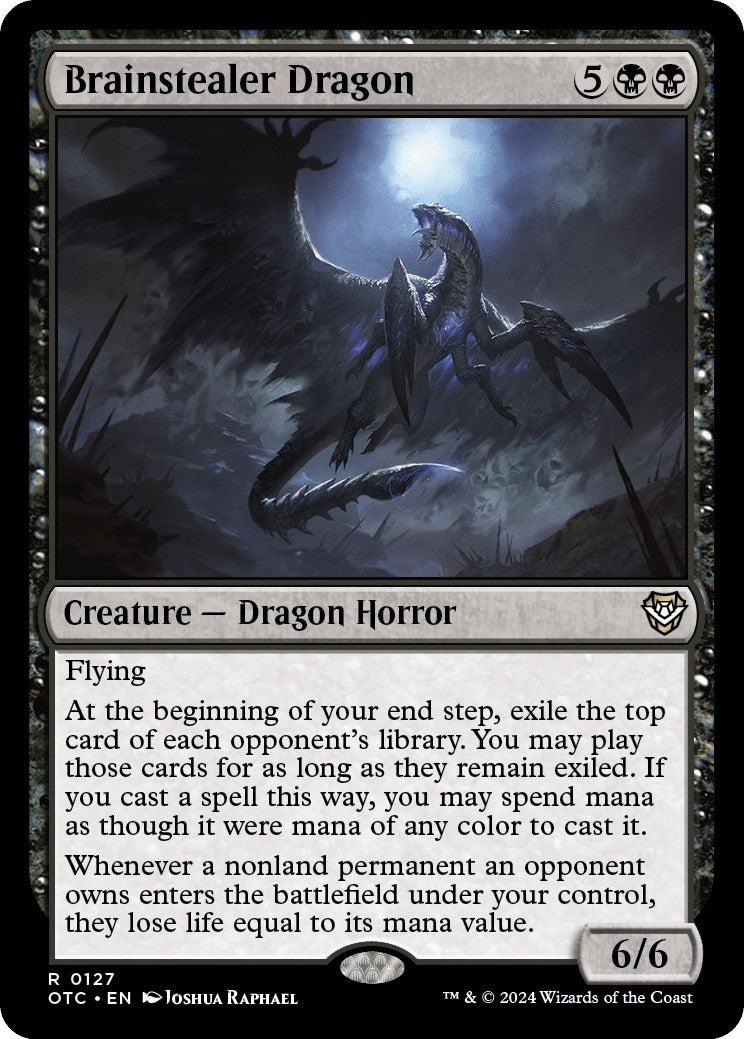 Image for Brainstealer Dragon (127) [Outlaws of Thunder Junction] - Magic: The Gathering