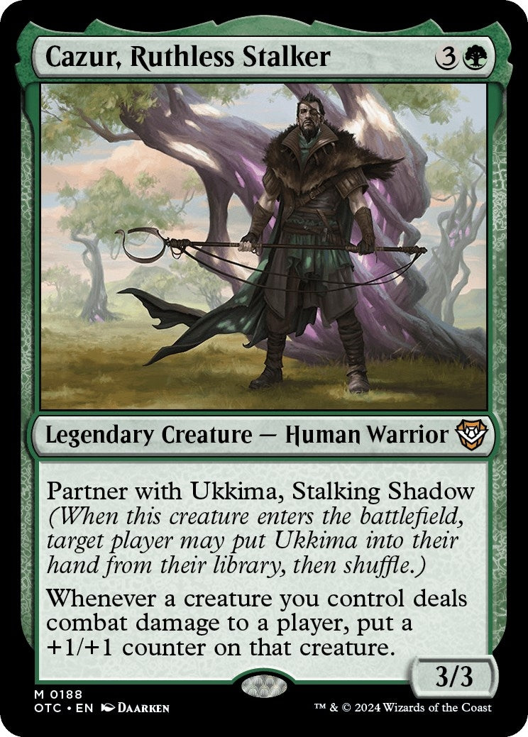 Image for Cazur, Ruthless Stalker (188) [Outlaws of Thunder Junction] - Magic: The Gathering