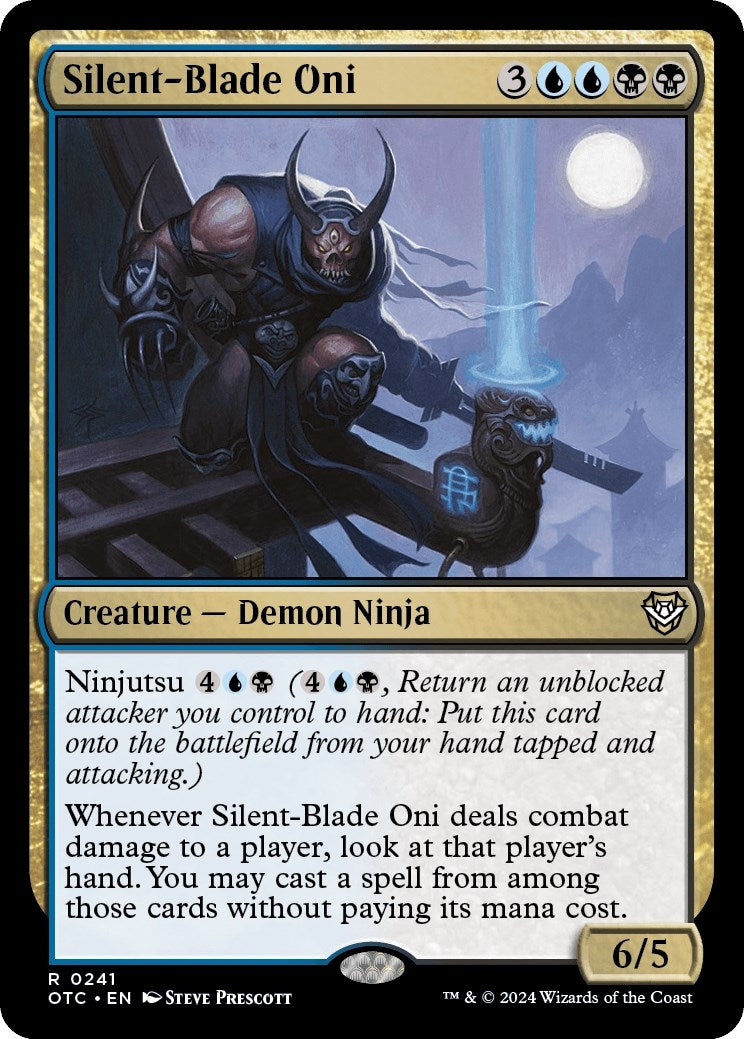 Image for Silent-Blade Oni (241) [Outlaws of Thunder Junction] - Magic: The Gathering