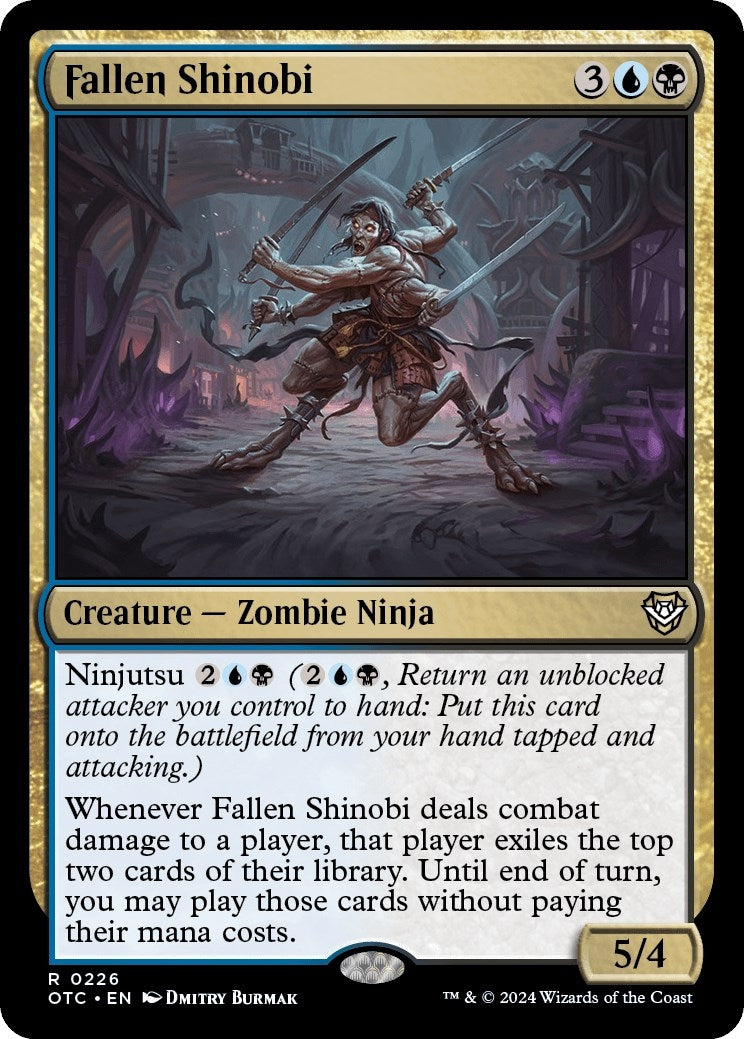 Image for Fallen Shinobi (226) [Outlaws of Thunder Junction] - Magic: The Gathering