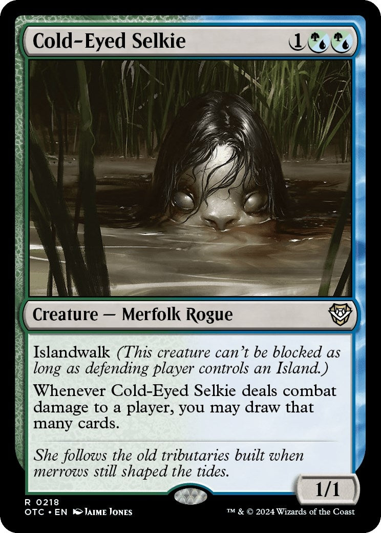 Image for Cold-Eyed Selkie (218) [Outlaws of Thunder Junction] - Magic: The Gathering
