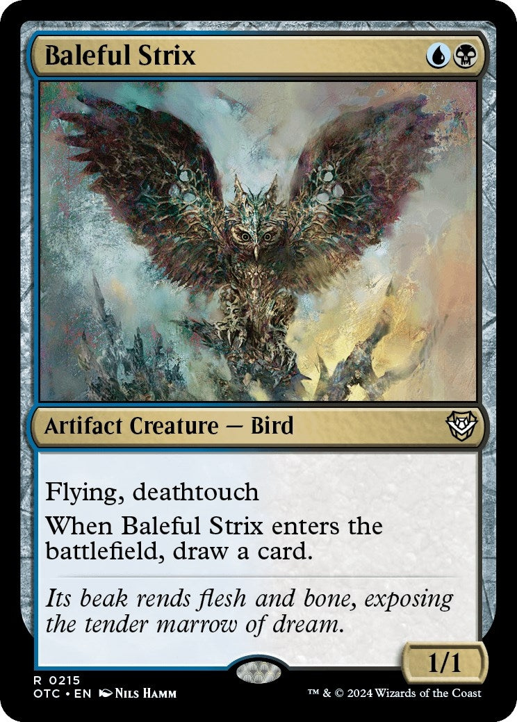 Baleful Strix (215) [Commander: Outlaws of Thunder Junction]