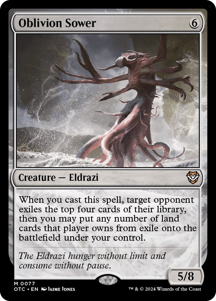Image for Oblivion Sower (77) [Outlaws of Thunder Junction] - Magic: The Gathering
