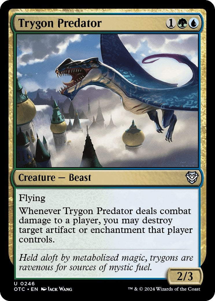 Trygon Predator (246) [Commander: Outlaws of Thunder Junction]