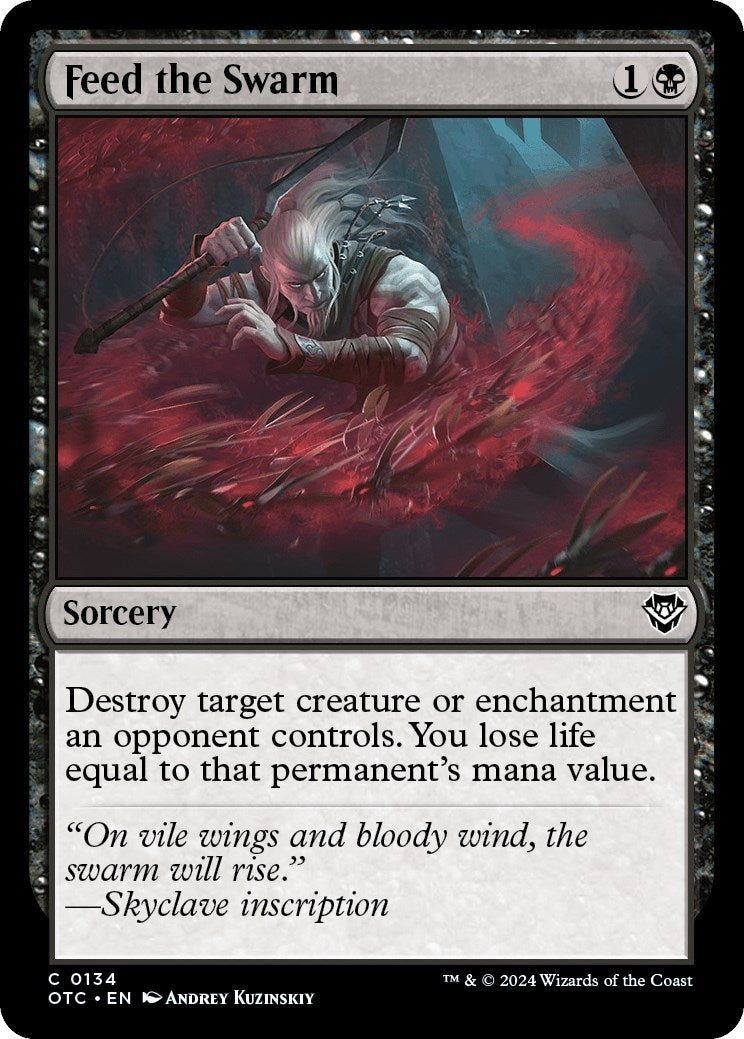Image for Feed the Swarm (134) [Outlaws of Thunder Junction] - Magic: The Gathering