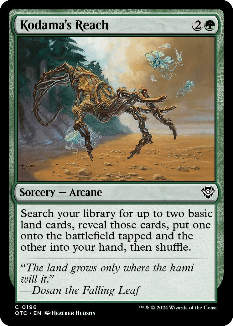 Image for Kodama's Reach (196) [Outlaws of Thunder Junction] - Magic: The Gathering
