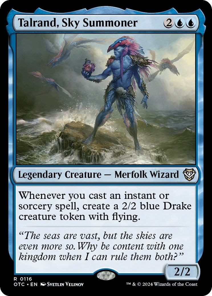 Image for Talrand, Sky Summoner (116) [Outlaws of Thunder Junction] - Magic: The Gathering