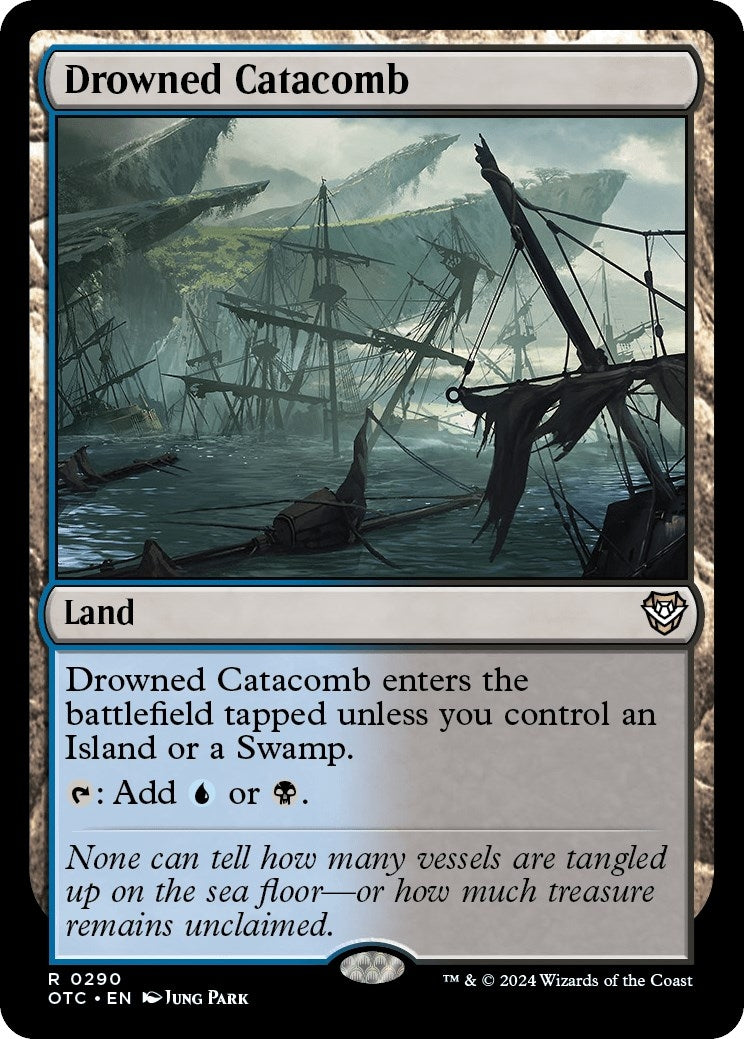 Image for Drowned Catacomb (290) [Outlaws of Thunder Junction] - Magic: The Gathering