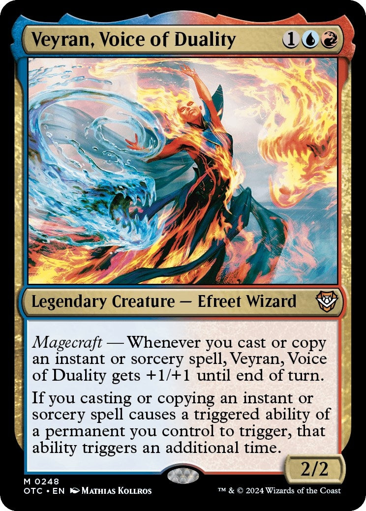 Image for Veyran, Voice of Duality (248) [Outlaws of Thunder Junction] - Magic: The Gathering