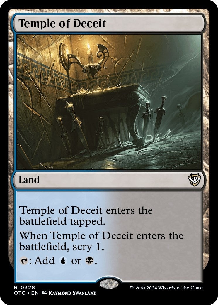 Image for Temple of Deceit (328) [Outlaws of Thunder Junction] - Magic: The Gathering