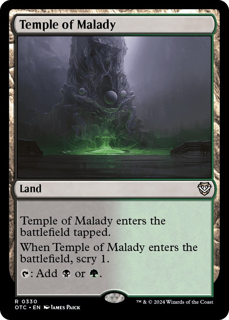 Image for Temple of Malady (330) [Outlaws of Thunder Junction] - Magic: The Gathering