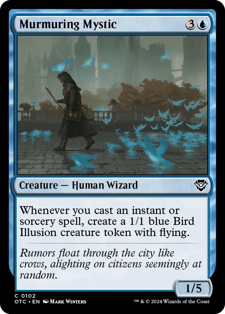 Image for Murmuring Mystic (102) [Outlaws of Thunder Junction] - Magic: The Gathering