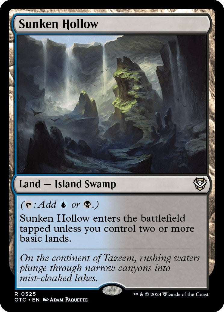 Image for Sunken Hollow (325) [Outlaws of Thunder Junction] - Magic: The Gathering