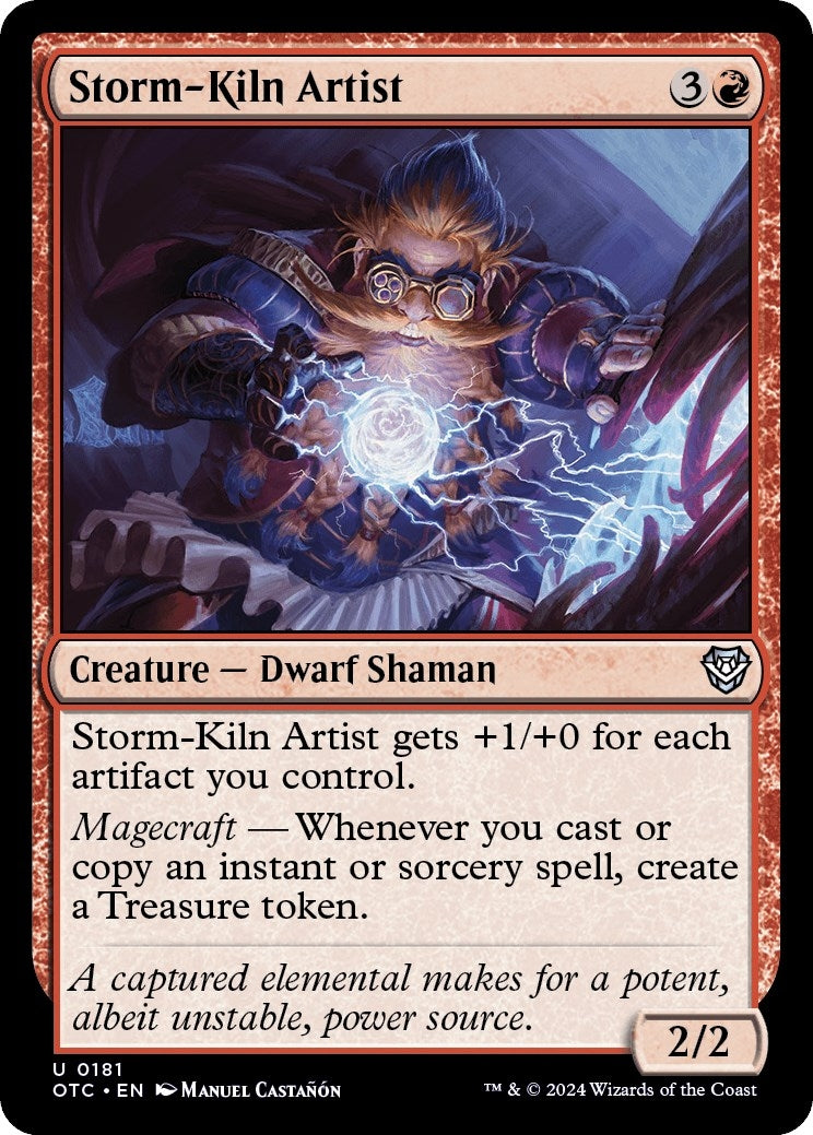 Image for Storm-Kiln Artist (181) [Outlaws of Thunder Junction] - Magic: The Gathering