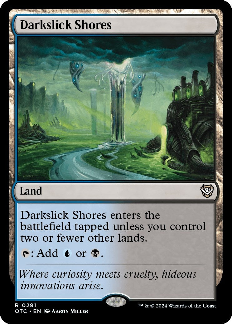 Image for Darkslick Shores (281) [Outlaws of Thunder Junction] - Magic: The Gathering
