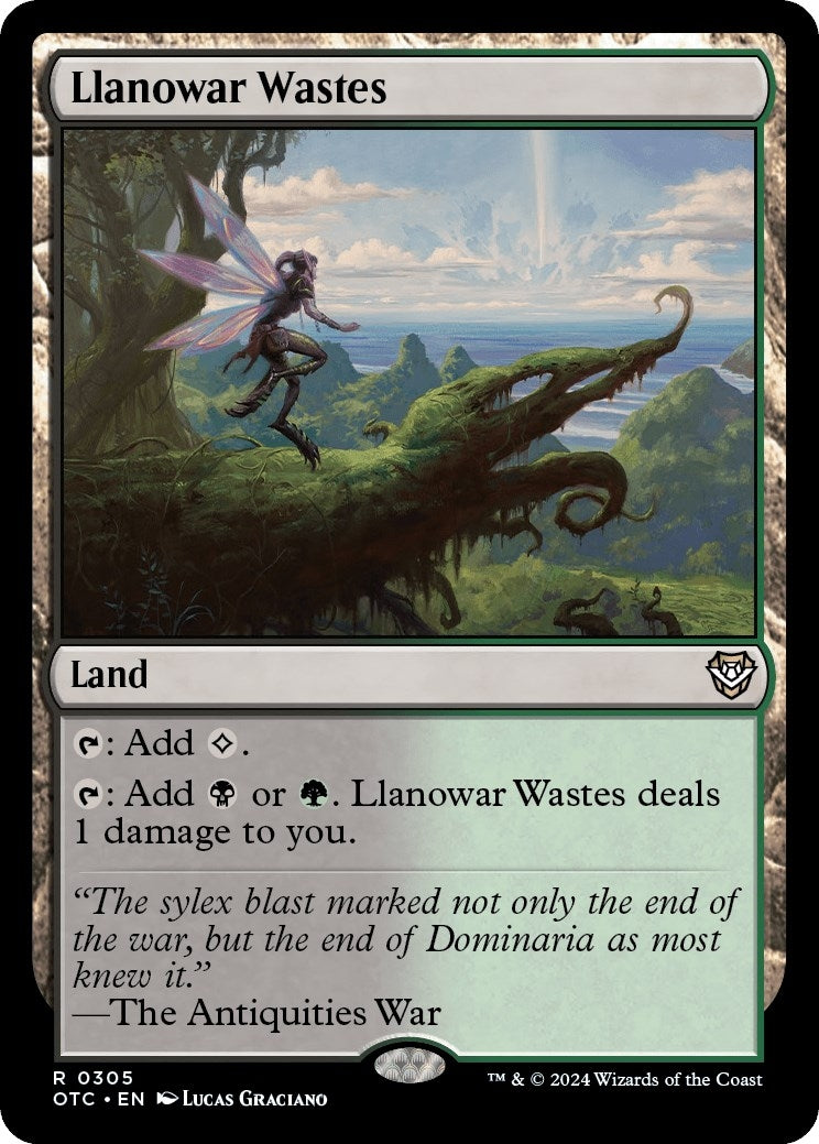 Image for Llanowar Wastes (305) [Outlaws of Thunder Junction] - Magic: The Gathering
