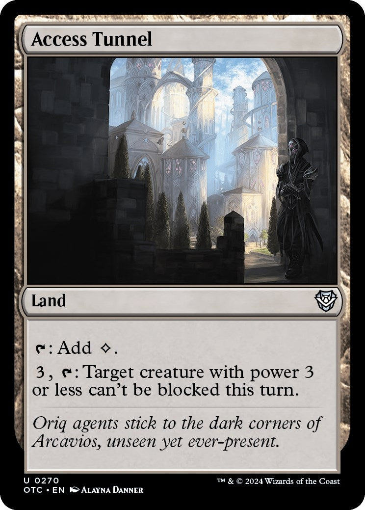 Image for Access Tunnel (270) [Outlaws of Thunder Junction] - Magic: The Gathering