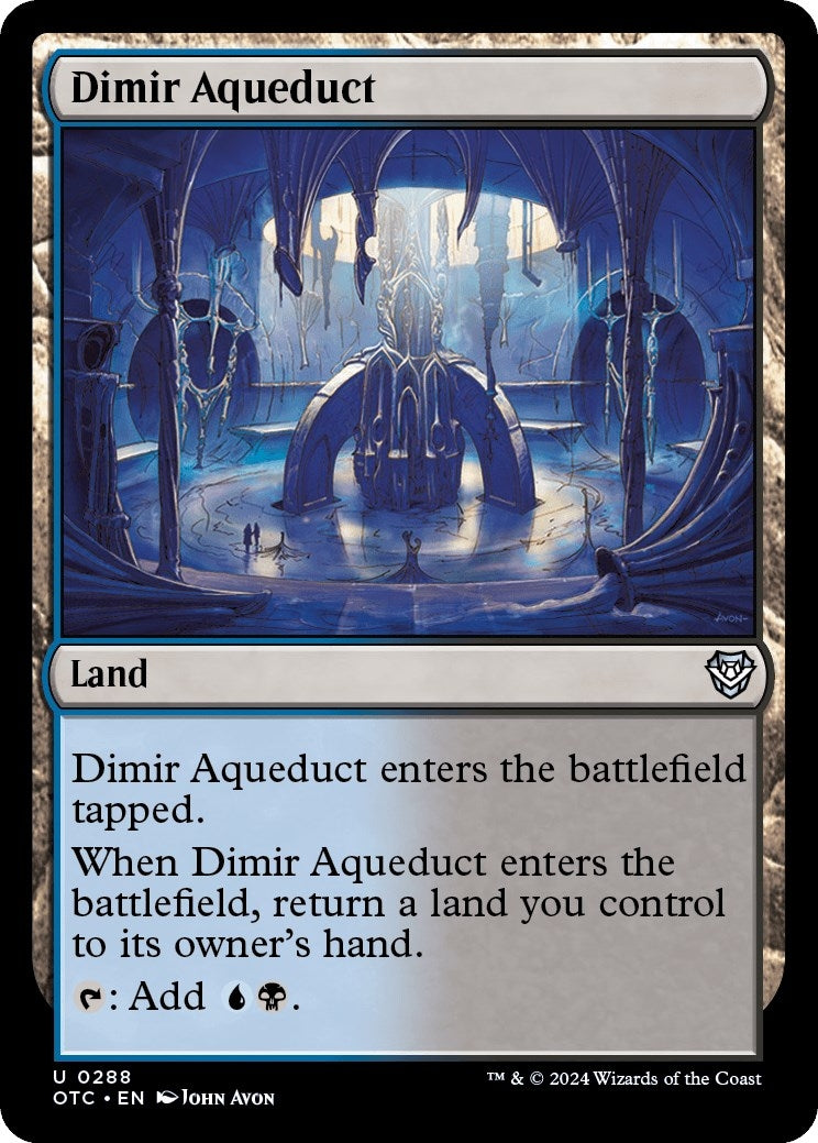 Image for Dimir Aqueduct (288) [Outlaws of Thunder Junction] - Magic: The Gathering