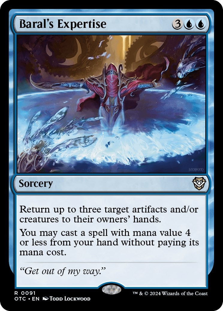 Image for Baral's Expertise (91) [Outlaws of Thunder Junction] - Magic: The Gathering