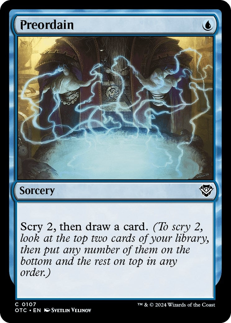 Image for Preordain (107) [Outlaws of Thunder Junction] - Magic: The Gathering