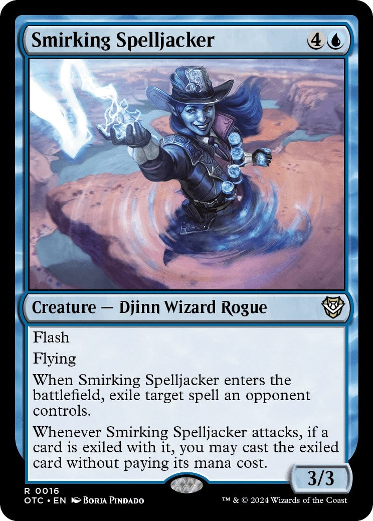 Image for Smirking Spelljacker (16) [Outlaws of Thunder Junction] - Magic: The Gathering