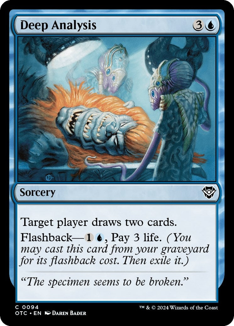 Image for Deep Analysis (94) [Outlaws of Thunder Junction] - Magic: The Gathering