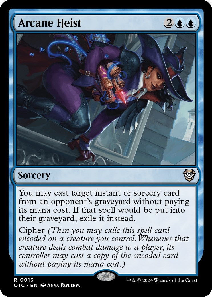 Image for Arcane Heist (13) [Outlaws of Thunder Junction] - Magic: The Gathering