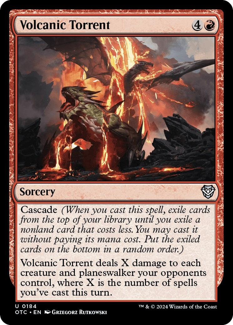 Image for Volcanic Torrent (184) [Outlaws of Thunder Junction] - Magic: The Gathering