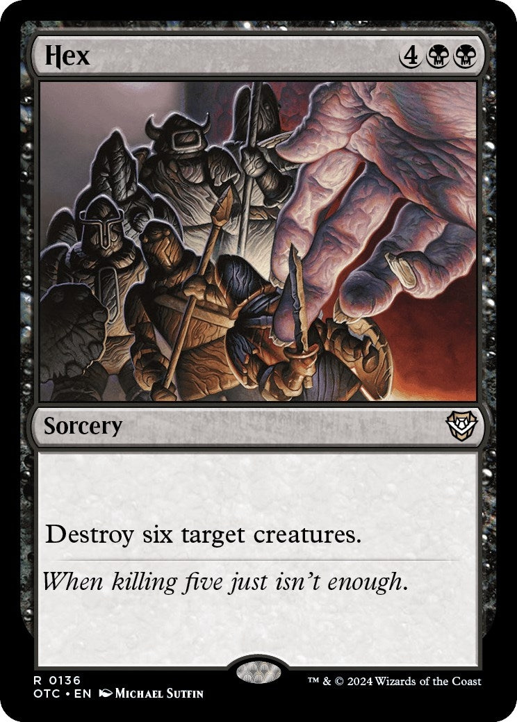 Image for Hex (136) [Outlaws of Thunder Junction] - Magic: The Gathering