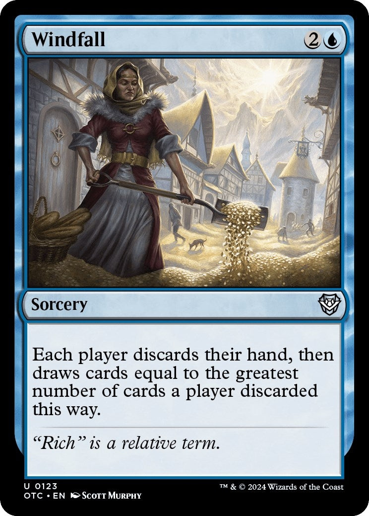 Image for Windfall (123) [Outlaws of Thunder Junction] - Magic: The Gathering
