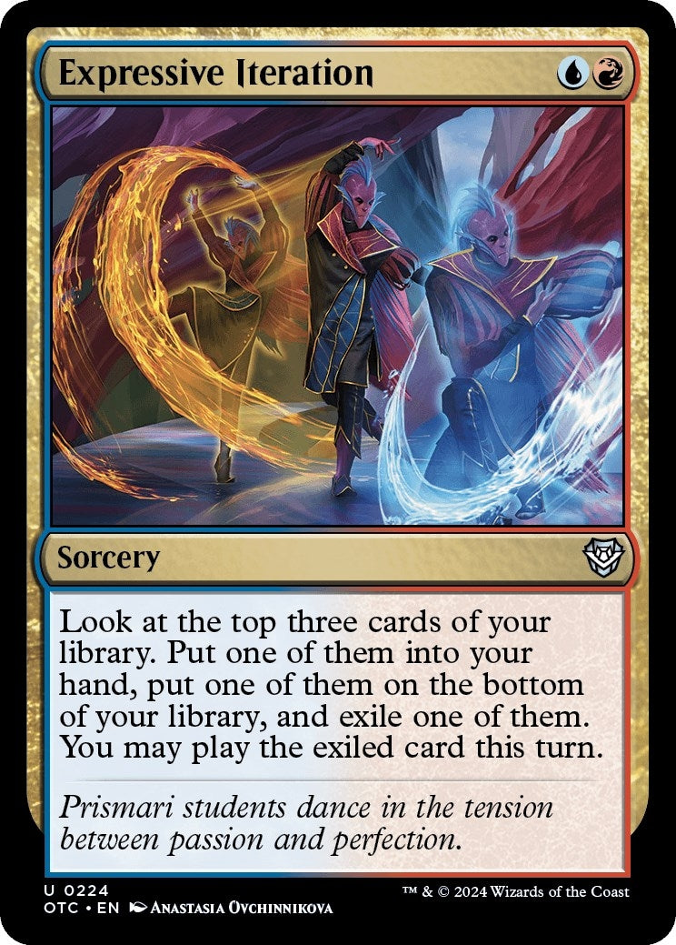 Image for Expressive Iteration (224) [Outlaws of Thunder Junction] - Magic: The Gathering
