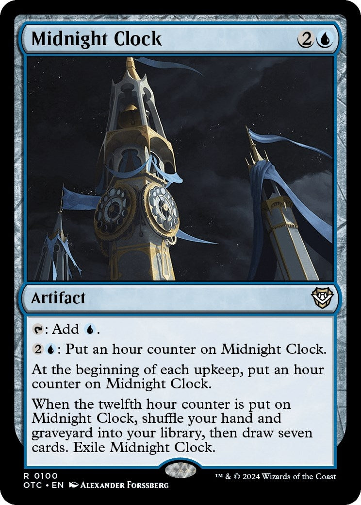 Midnight Clock (100) [Commander: Outlaws of Thunder Junction]