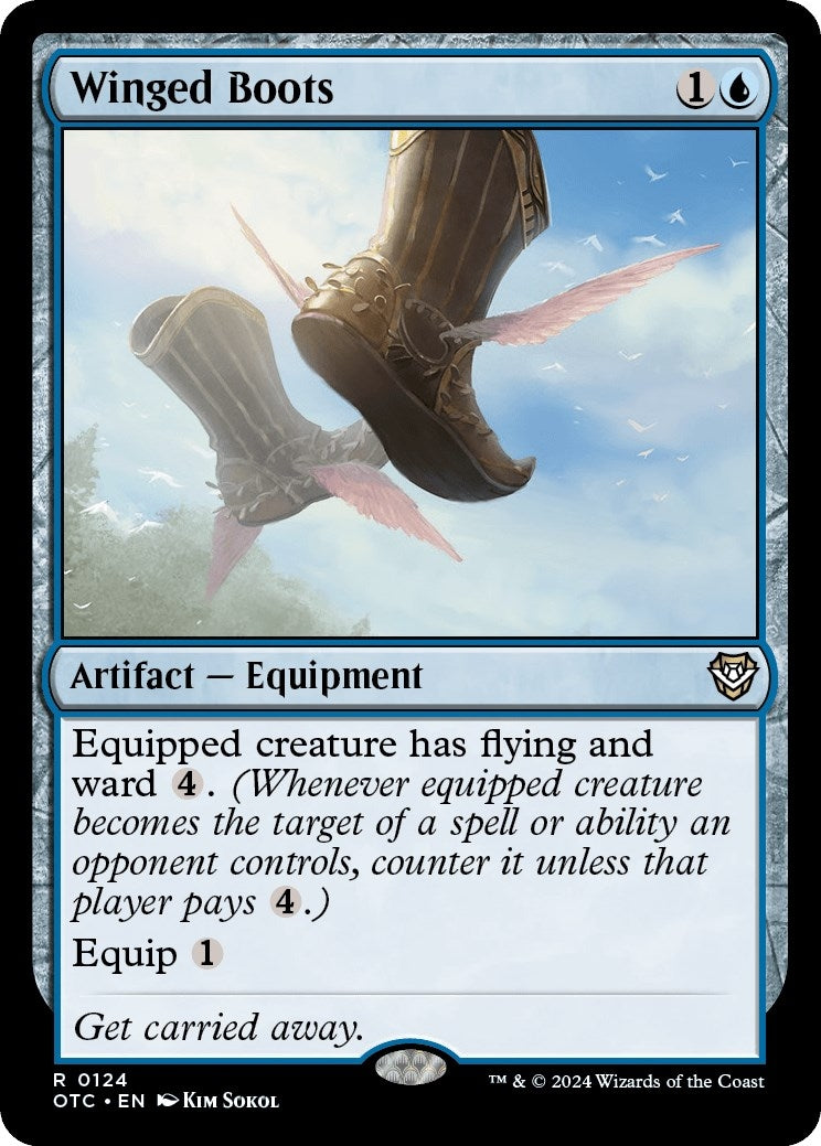 Image for Winged Boots (124) [Outlaws of Thunder Junction] - Magic: The Gathering
