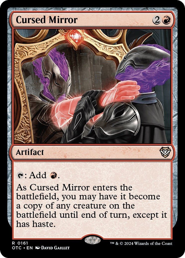 Image for Cursed Mirror (161) [Outlaws of Thunder Junction] - Magic: The Gathering