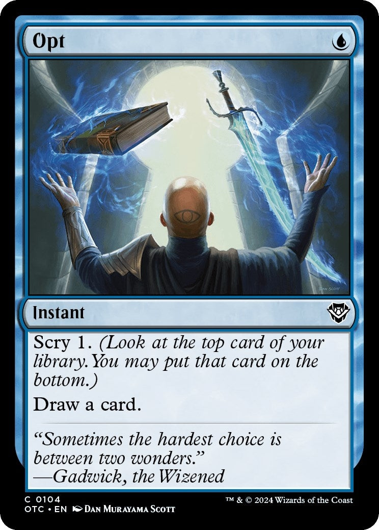 Image for Opt (104) [Outlaws of Thunder Junction] - Magic: The Gathering